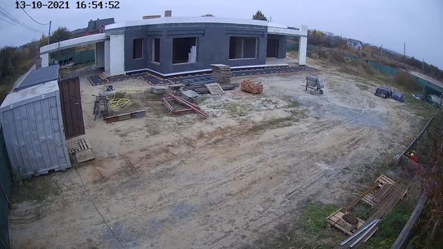 Стройка live #76 - временная отмостка из гео мембраны смотреть онлайн