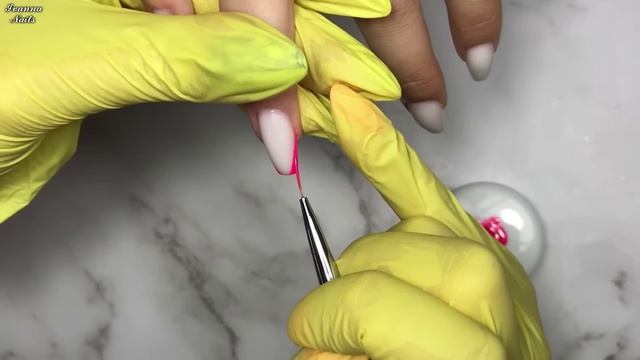 Тройная коррекция ногтей/Маникюр лето 2022/Ногти Дизайн лето 2022 смотреть онлайн