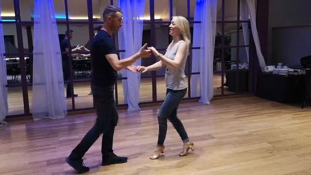 Salsa improvers routine from the Bailey 30th April смотреть онлайн