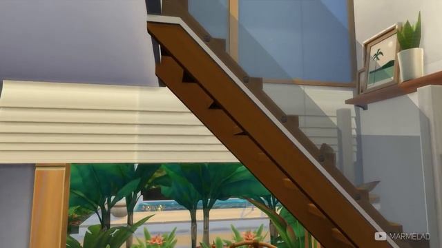 Dream VACATION Villa • Curvy pool | No CC | THE SIMS 4 смотреть онлайн