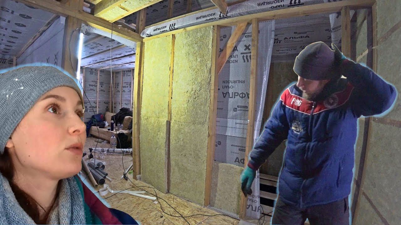 Сделали перегородки и междуэтажные перекрытия в каркасном доме смотреть онлайн