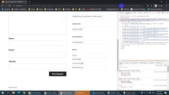 Exploit XSS in WordPress 4.8 смотреть онлайн