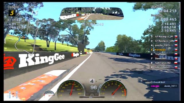 Mount Panorama (Bathurst) Onboard Mercedes CLK DTM 2000 (www.gtarena.cz) смотреть онлайн