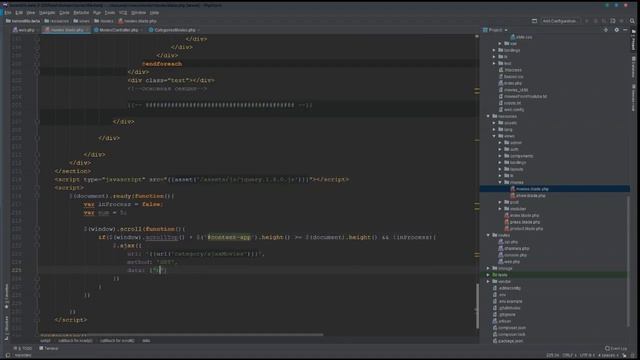 Подгрузка контента при скроллинге (LARAVEL) смотреть онлайн
