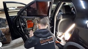 Honda Civic 5D. ШВИ дверей. Обзор штатной шумоизоляции.