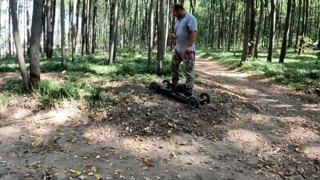 Скейтборд Zortor электрический для бездорожья смотреть онлайн