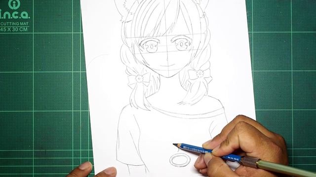 How To Draw a Cute Anime Wolf Girl [Anime Drawing Tutorial] смотреть онлайн
