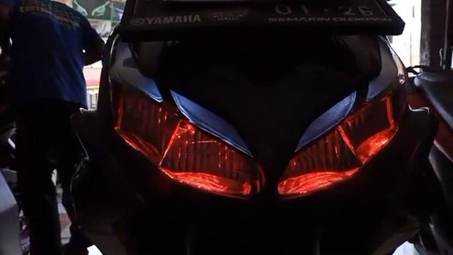 Fresh Custom Pemasangan Drl Alis Rgb emote + Demon Dimotor Aerox New? UMISJ Lighting Custom смотреть онлайн