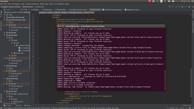 Lagom Maven Chirper Demo смотреть онлайн