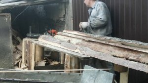 Как быстрей и удобней пилить горбыль. Часть первая.