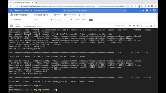 Install the Northwind Sample Database on YugabyteDB Running on Google Kubernetes Engine смотреть онлайн