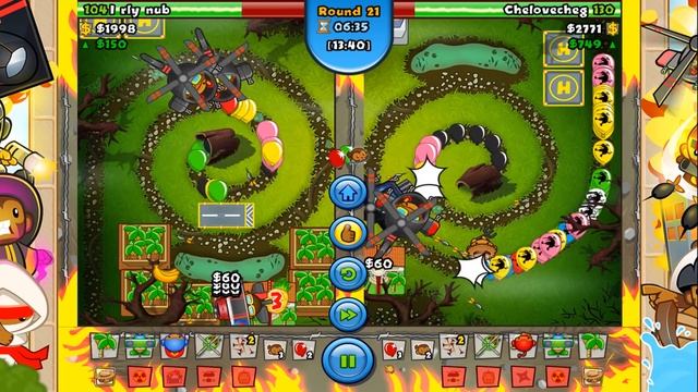 BLOONS TD BATTLES ДОПОЛНЕННЫЙ ГАЙД НА ВЕРТОЛЁТ! смотреть онлайн
