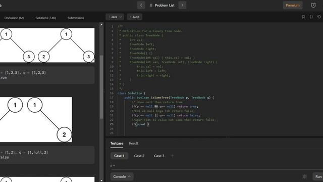 Same Tree - Leetcode 100 - Java solution in Desi Style #leetcode #programming #dsa #educational смотреть онлайн