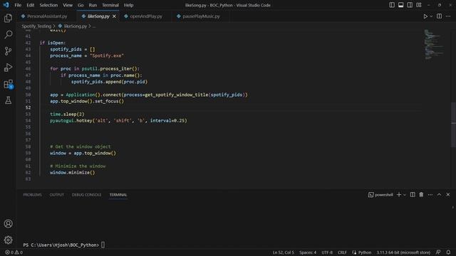 Python Tutorial - Like Songs And Control Spotify! (Personal Assistant) смотреть онлайн