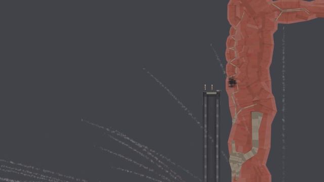 Colossal Titan and Jaw Titan Attack Pradis Island in People Playground смотреть онлайн