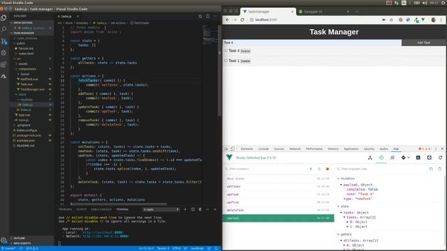 Using AXIOS in VUEJS with VUEX to consume the Backend API смотреть онлайн