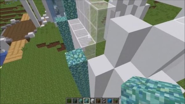 How To BUILD a BIG MODERN MANSION  in Minecraft - But it's in Creative -Minecraft Tutorial 1.17 #4