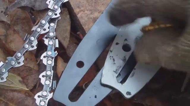Замена шины цепной пилы на не оригинальную, с доработкой. Sparky & Beaver смотреть онлайн