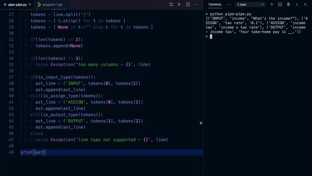 Create a simple interpreter (Python tutorial) смотреть онлайн
