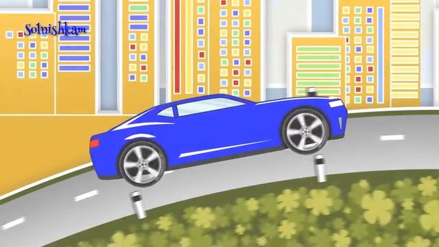 Мультик для детей, пожарная машина тушит дом:) смотреть онлайн