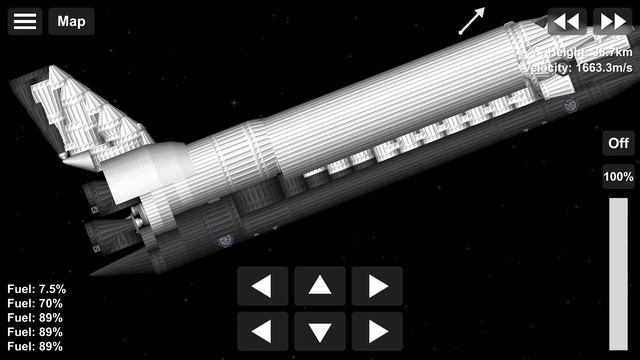 STS Space Shuttle in SpaceFlight Simulator 1.5 | SFS | смотреть онлайн