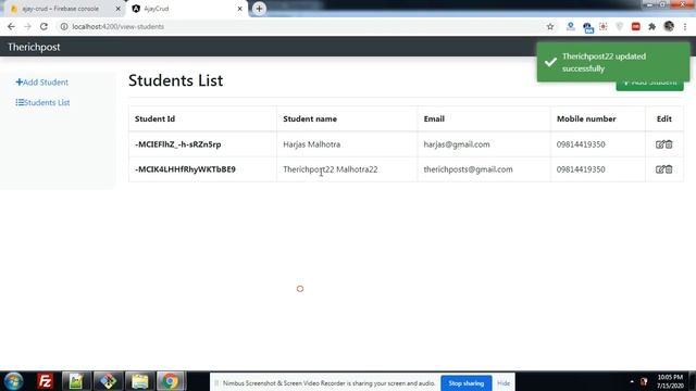 Angular 10 Crud with Firebase смотреть онлайн