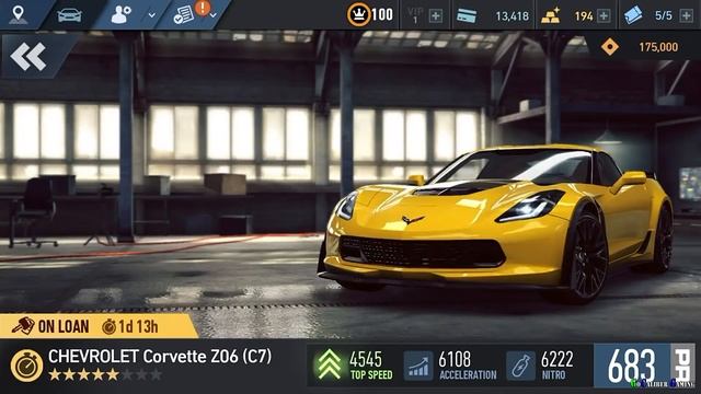 NEED FOR SPEED No Limits Android iOS Walkthrough - Part 295 - Chevrolet Corvette Z06 (C7) - Day 5 смотреть онлайн