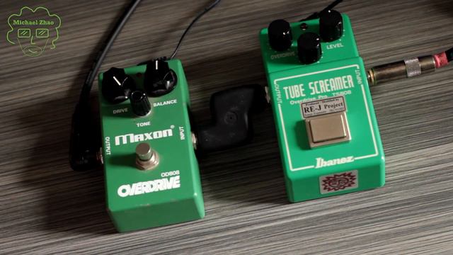 Maxon OD808 VS Analog Man Ibanez TS 808 Mod смотреть онлайн