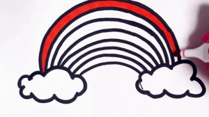 Рисуем радугу легко | Paint a rainbow. Рисуем радугу. Как рисовать радугу Draw