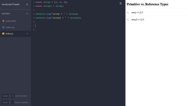 Primitive vs. Reference Types | Vue.js in a Nutshell смотреть онлайн
