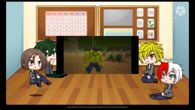 Mha Reacts To Hulk Vs Broly