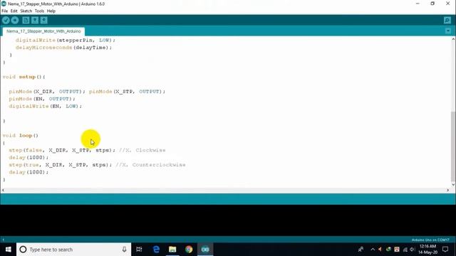 Nema 17 Stepper Motor With Arduino CNC Sheild V3 (A4988 Driver) | 100% Working Arduino Code