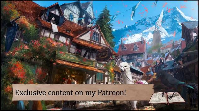 Fantasy Medieval City | Immersive Ambience | 1 Hour #DnD