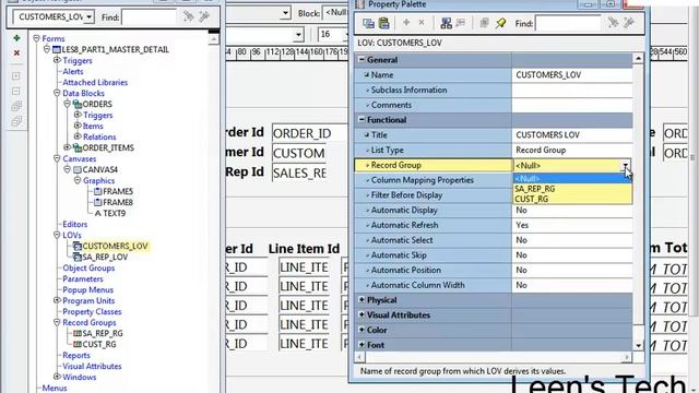 Oracle Forms 10g Tutorial in Bangla: Creating an LOV Manually смотреть онлайн
