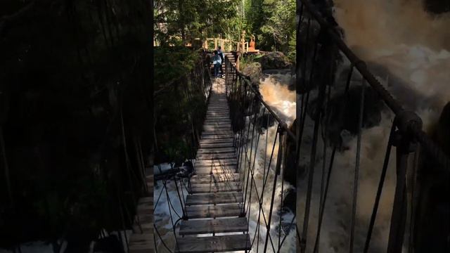 Рускеальский водопад Карелия смотреть онлайн