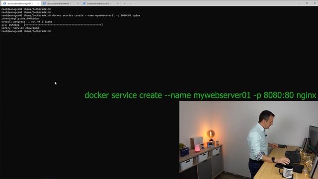 Docker Swarm unter Debian 10.8 installieren смотреть онлайн