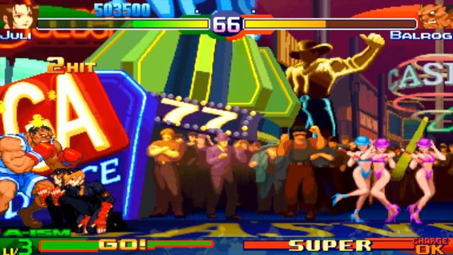 Street Fighter Alpha 3 MAX PSP Juni And Juli Dramatic Battle Mode Gameplay смотреть онлайн