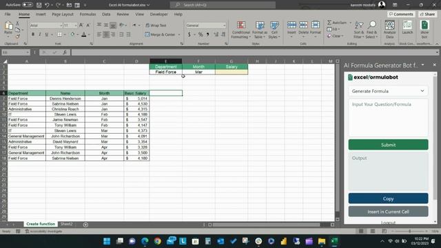 How to use AI in Excel with Excelformulabot! ? смотреть онлайн