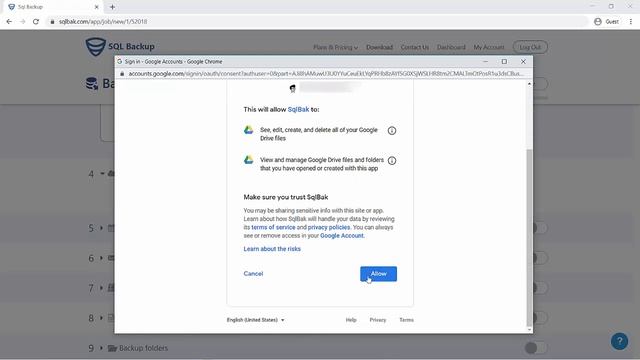 How to backup SQL Server to Google Drive смотреть онлайн