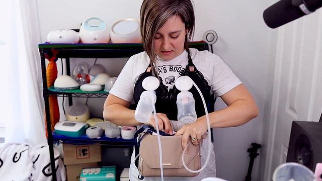 Portable Breast Pump Bag!! | Which breast pumps fit in the Harper Bag? | Mimi and Pal смотреть онлайн