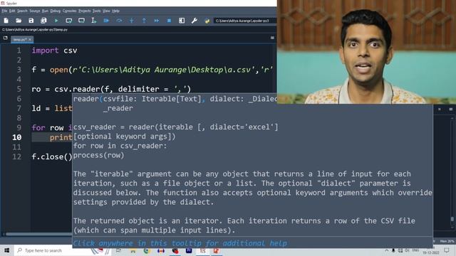 CSV File Handling in Python - Read, Write, Append in CSV File, CSV Module - Reader / Writer Object смотреть онлайн