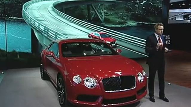 New Bentley GT V8 Press Conference - NAIAS Detroit, 09 01 2012 смотреть онлайн