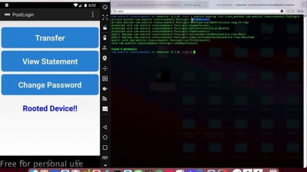 Android Root Detection Bypass Using Objection ~ Insecurebankv2 Demo
