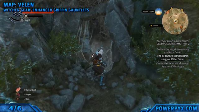 The Witcher 3 Wild Hunt - Enhanced Griffin Witcher Gear Set Locations (Upgrade Diagrams)