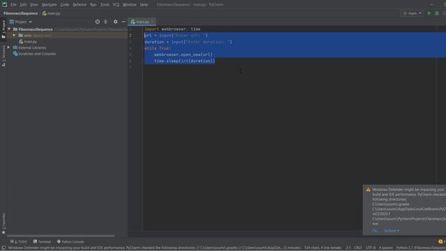 Create a youtube view bot using 5 lines of python code смотреть онлайн