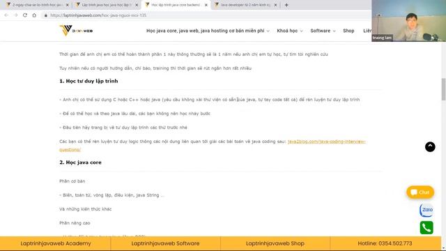 Lộ trình học lập trình java backend từ cơ bản đến nâng cao cực kì chi tiết cho người mới học Java смотреть онлайн