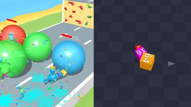 BALLOON POP 3D vs CUBE ARENA 2048 - Max Level Gameplay (Part 1) смотреть онлайн