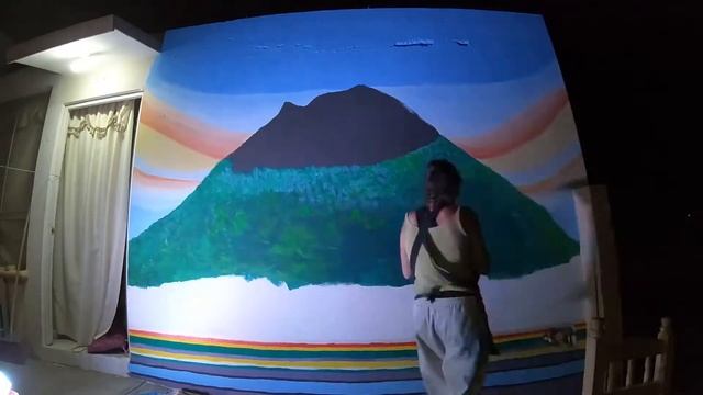 First Mural - Tlaxcala, Mexico Street painting in rural Mexico! смотреть онлайн