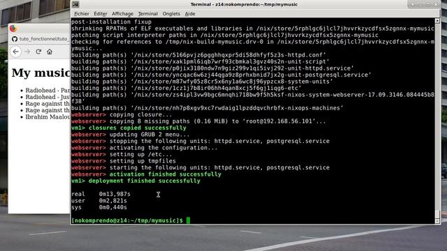 tuto fonctionnel 15 : Développement/déploiement web (apache, php, postgresql) avec nixops смотреть онлайн