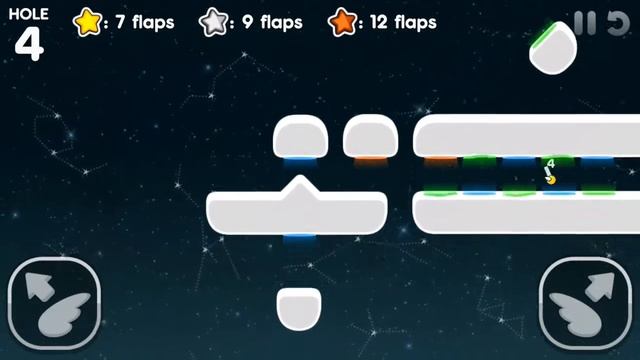 Flappy Golf 2 INCONCEIVABLE LAND HOLE 1-9 Gold Star Walkthrough смотреть онлайн